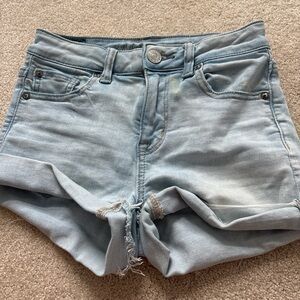 American Eagle Outfitters Sky Blue Denim Shorts